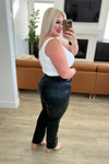 Judy Blue Tummy Control Faux Leather Pants in Black