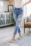 Judy Blue Star Crossed Boyfriend Jeans