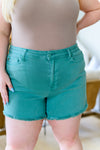 Judy Blue Make Waves Mid Rise Cut Off Shorts