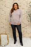 Zenana Mid Rise Straight Leg Jeans In Washed Black