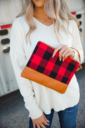 You Had Me At Plaid in Red and Black