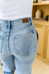 Judy Blue High Rise Vintage Wide Leg Crop Jeans