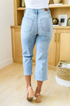Judy Blue High Rise Vintage Wide Leg Crop Jeans