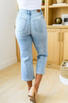 Judy Blue High Rise Vintage Wide Leg Crop Jeans