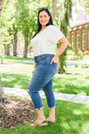 Judy Blue Mid-Rise Destroyed Boyfriend Denim Jeans