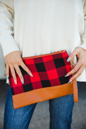 You Had Me At Plaid in Red and Black
