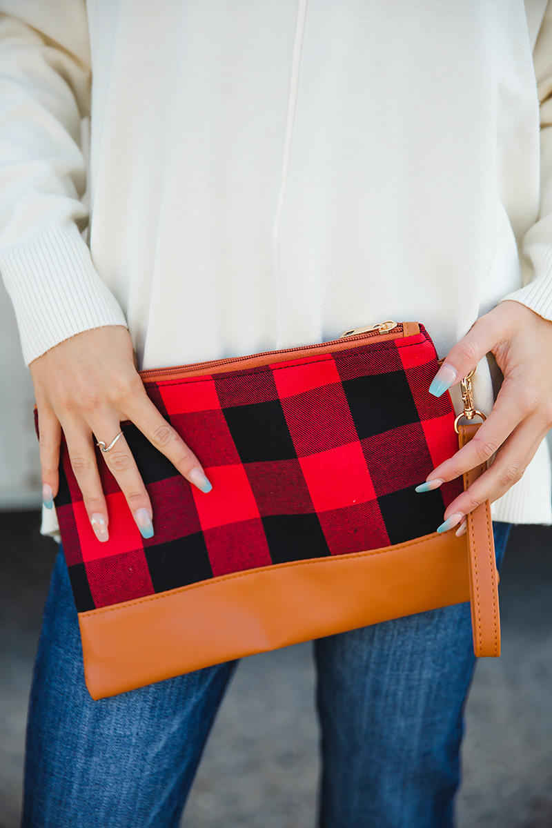 You Had Me At Plaid in Red and Black