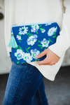 Blue Floral Clutch (SALE)