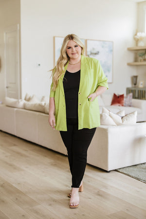 Judy Blue High Rise Tummy Control Skinny Jeans in Black
