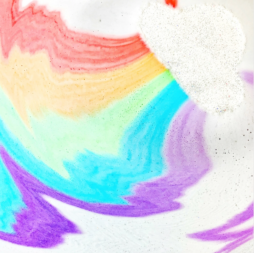 4 Pack of Rainbow Bath Bombs