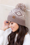 Up For Adventure Aztec Knit Beanie (Multiple Colors)