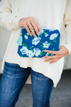 Blue Floral Clutch (SALE)