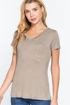 **Deal of the Day** Taking Chances V-Neck Tee (Multiple Colors)