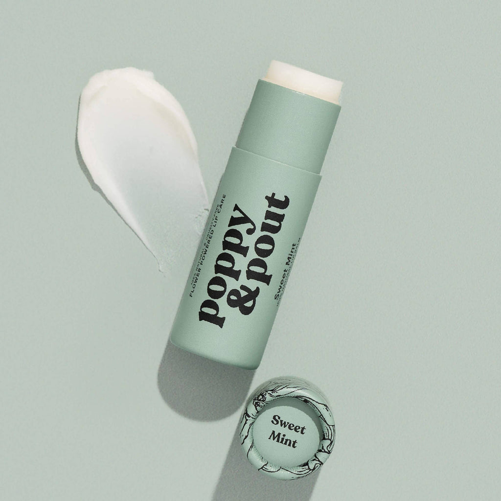 Poppy & Pout Lip Balm, Sweet Mint