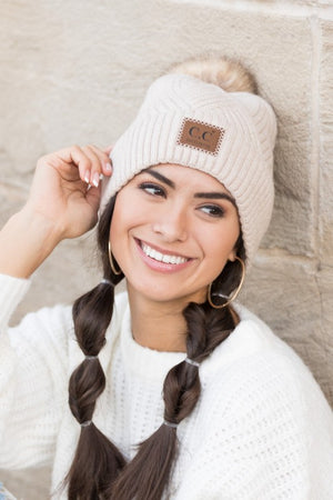 Better Off Alone Luxe Criss Cross CC Beanie (Multiple Colors)