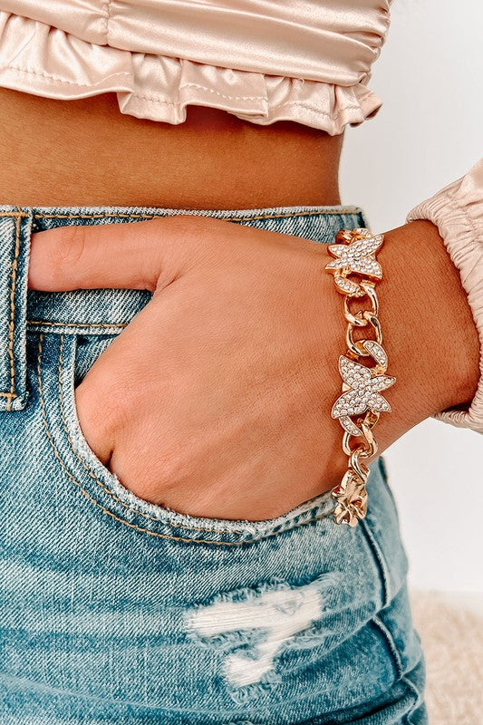 Hey Little Sister Butterfly Bracelet