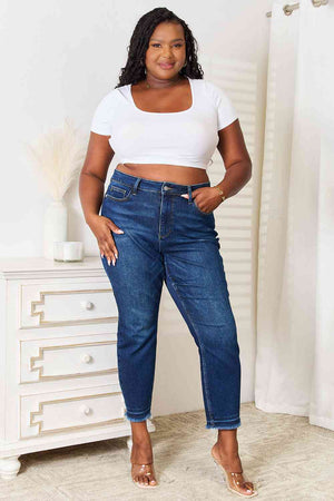 Judy Blue Made For This Release Hem Slit Jeans