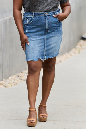 Risen Stand In My Way Denim Skirt