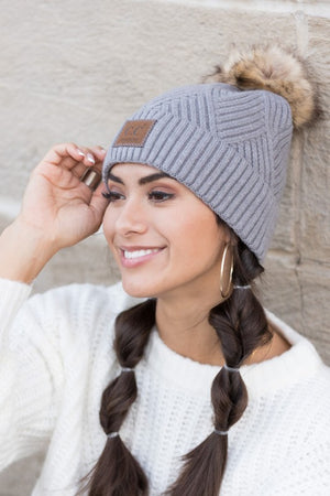 Better Off Alone Luxe Criss Cross CC Beanie (Multiple Colors)