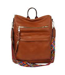 Unless I Say Backpack in Sienna