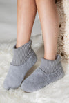 Happy Holidays Faux Fur Sock Slippers