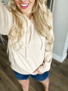 Impossible Hoodie in Almond