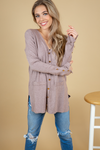 Out from Behind Button Up Cardigan (Multiple Colors) (SALE)