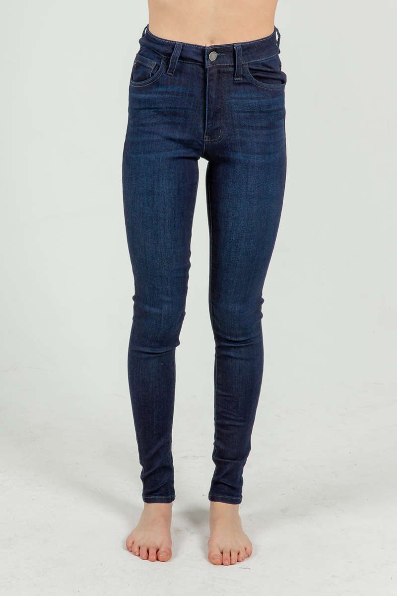 KanCan Ways to Go Super Dark Wash Skinny Jeans