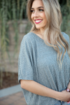 Hit the Ground Top in Charcoal (SALE)