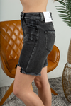 KanCan Shout It Out Black Bermuda Shorts (SALE)