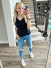 Made For It V-Neck Tee (Multiple Colors)
