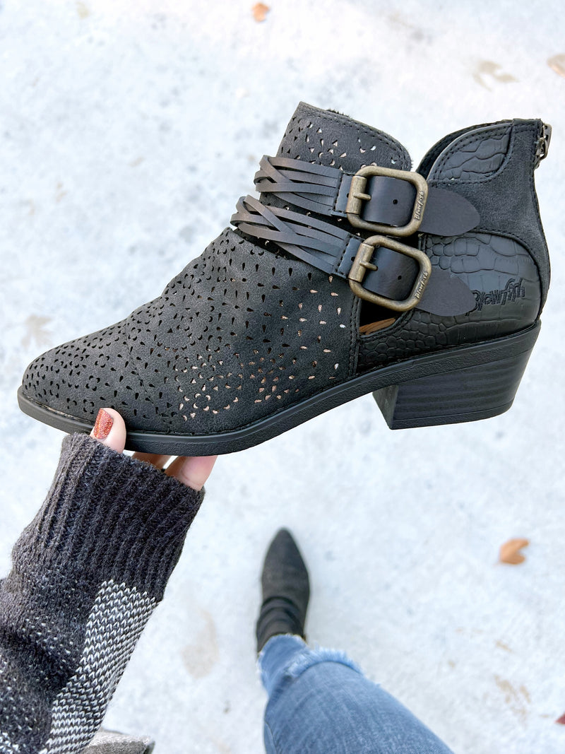 Blowfish Make Time For Me Booties in Black