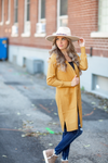 Live Today Button Up Cardigan in Gold