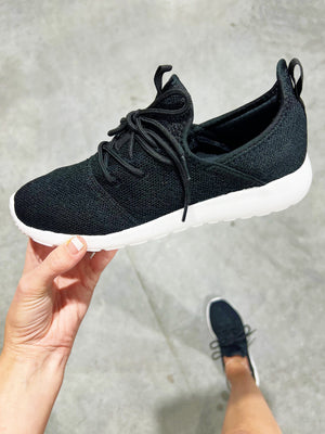 Very G Light Up My World Sparkly Sneakers in Black