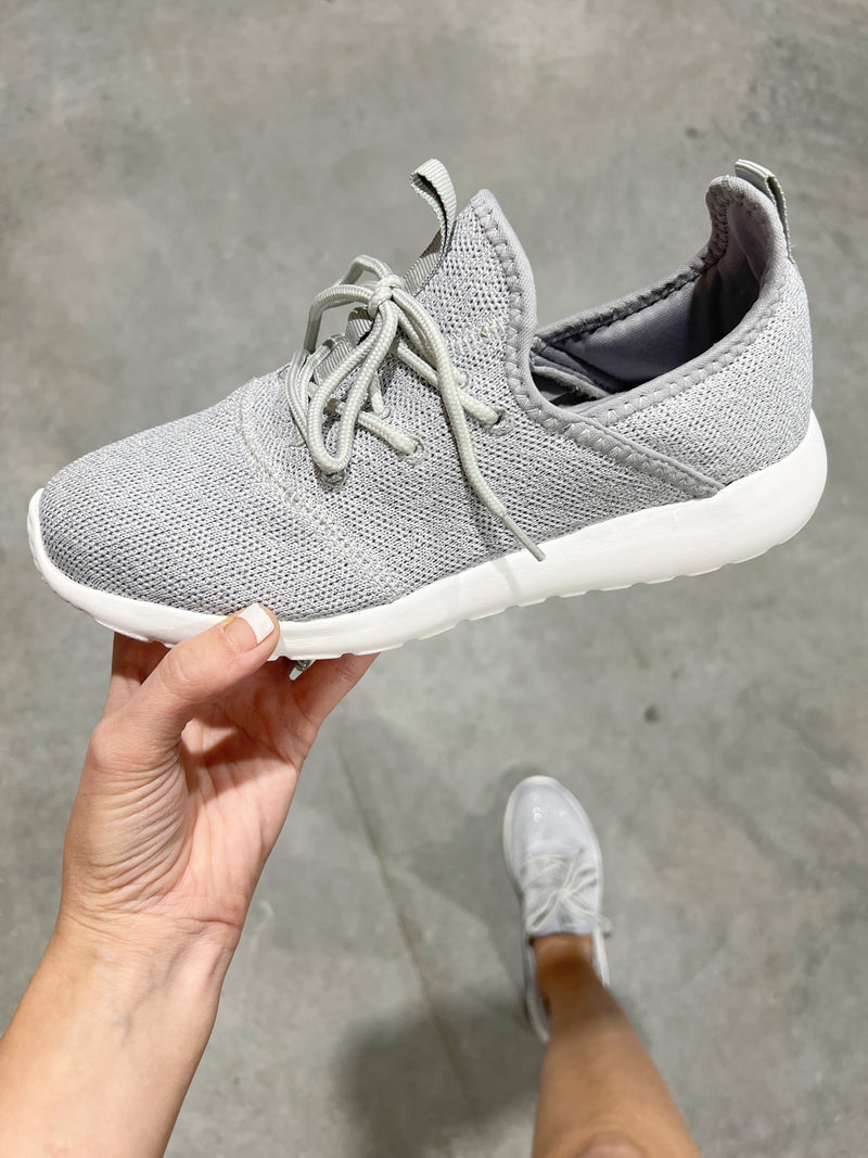 Very G Light Up My World Sparkly Sneakers in Gray