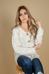 Stop for a Time Sweater Top in Oatmeal