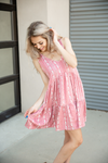 Seen Too Much Paisley Dress in Mauve (SALE)