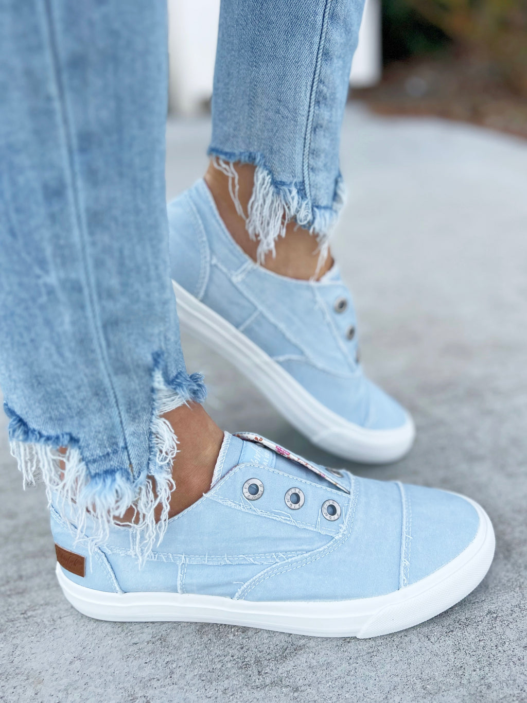 Blowfish Guess Who Sneakers in Light Blue (SALE)