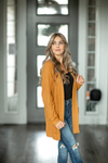 Next Week Knit Cardigan in Bright Caramel
