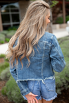 Risen Still Believe Light Wash Denim Jacket