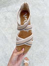 Very G Stick To It Sandals in Natural Stripes