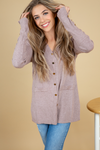 Out from Behind Button Up Cardigan (Multiple Colors) (SALE)