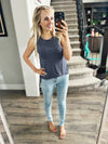 Thread & Supply Sinclair Tank in Navy and White Stripes