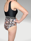 Sweet Physique Swimsuit in Black Floral