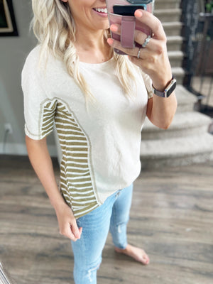 Save It Later Striped Tee (Multiple Colors)