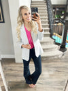 We Mean Business Blazer in Off White