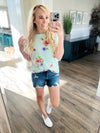 Time To Stop Floral Top (Multiple Colors) (SALE)
