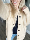 Fall in Love Shacket in Dusty Cream (SALE)