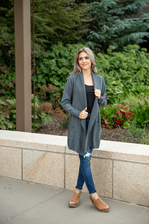 One I Love Cardigan in Gray