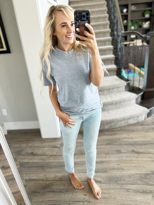 **Deal of the Day** Totally Fine Short Sleeve Top (Multiple Colors)
